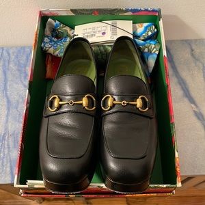 1955 Gucci Horsebit Leather Platform Pumps